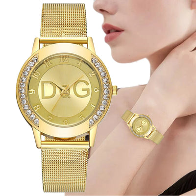 Luxurious Women's Diamond Quartz Watch